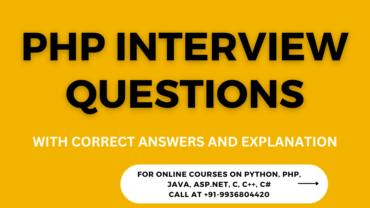 50 Most Important Interview Questions of PHP with Answers